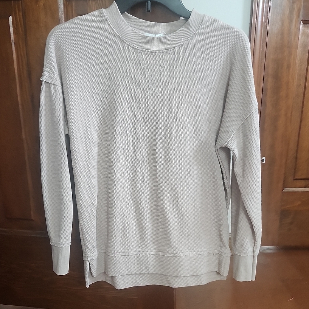 Women's Oversized Beige Sweater